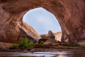 Large Eroded Alcove in Coyote Gulch