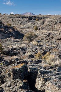 Big Southern Butte Above Lava Landscape
