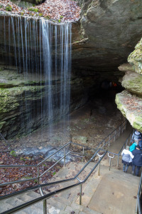 Waterfall at Historic Entrance