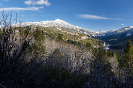 Taylor Mountain Above Surrounding Landscape