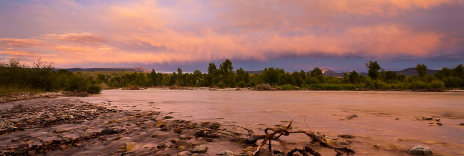 Gros Ventre River Sunset