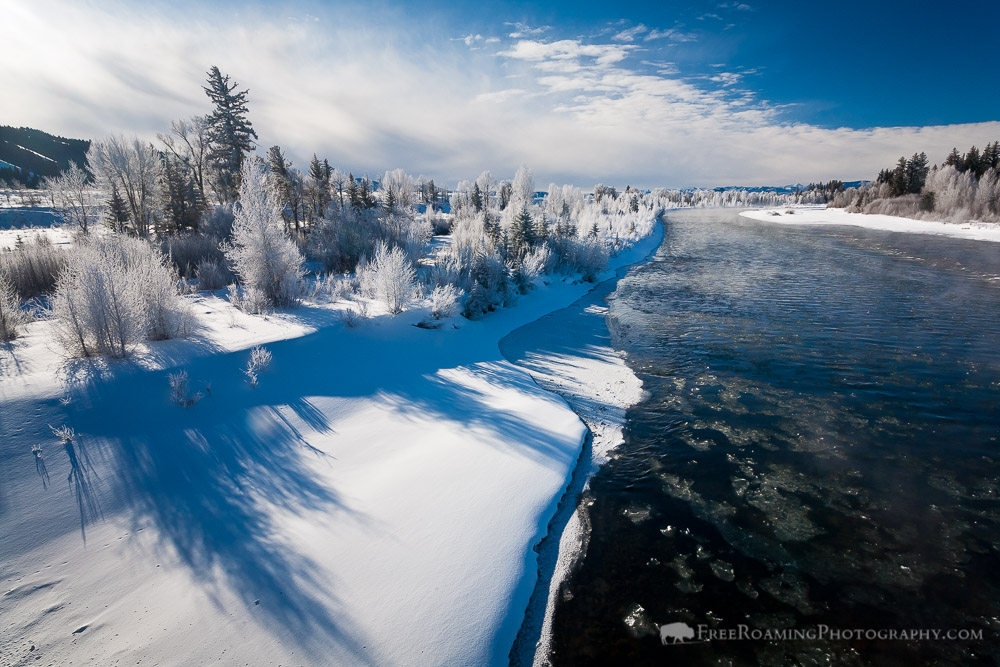 Frosted Trees Along the Snake River
