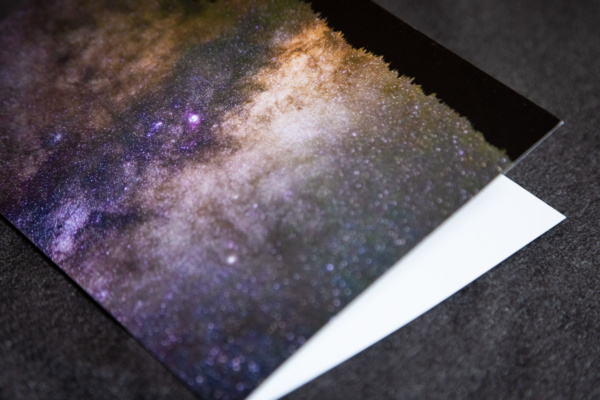 Center of the Milky Way Above Forest Greeting Card