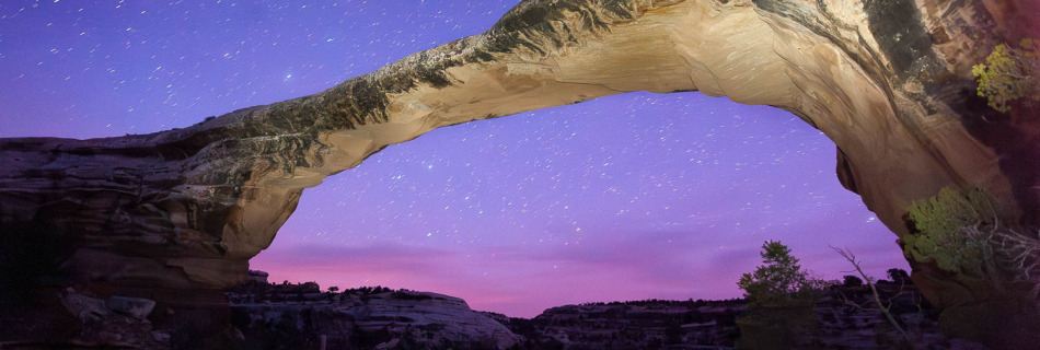 Night Sky over Kachina Bridge